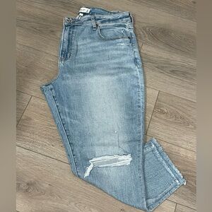 Abercrombie & Fitch Light Blue Super Skinny
